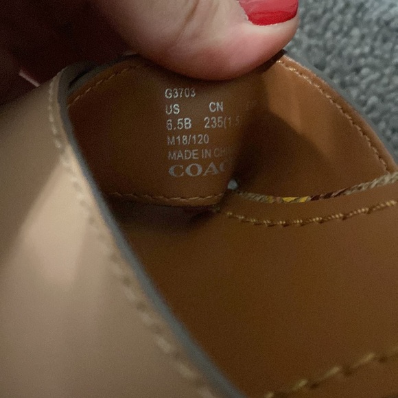 Coach wedge heels worn once. very good condition - Picture 9 of 10